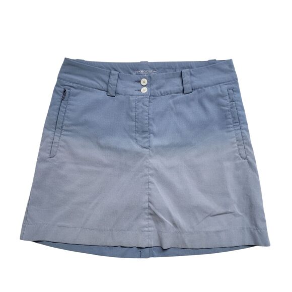 Nike Pants - Nike Golf Dri Fit Skort Skirt Womens 6 Blue Ombre Performance Lined Shorts
